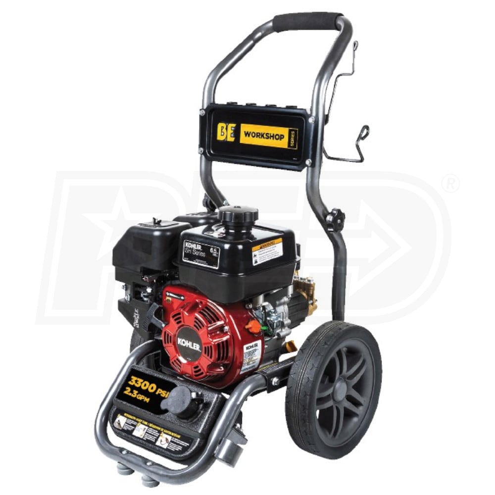 BE BE3365KA 3300 PSI Gas Cold Water Pressure Washer w/ AR Pump