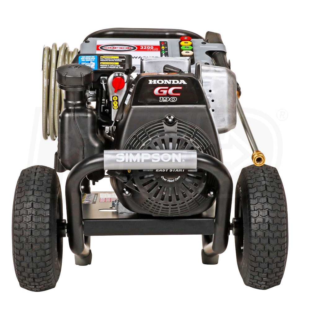 Simpson 60551 MegaShot 3200 PSI Gas Cold Water Pressure Washer w/ OEM