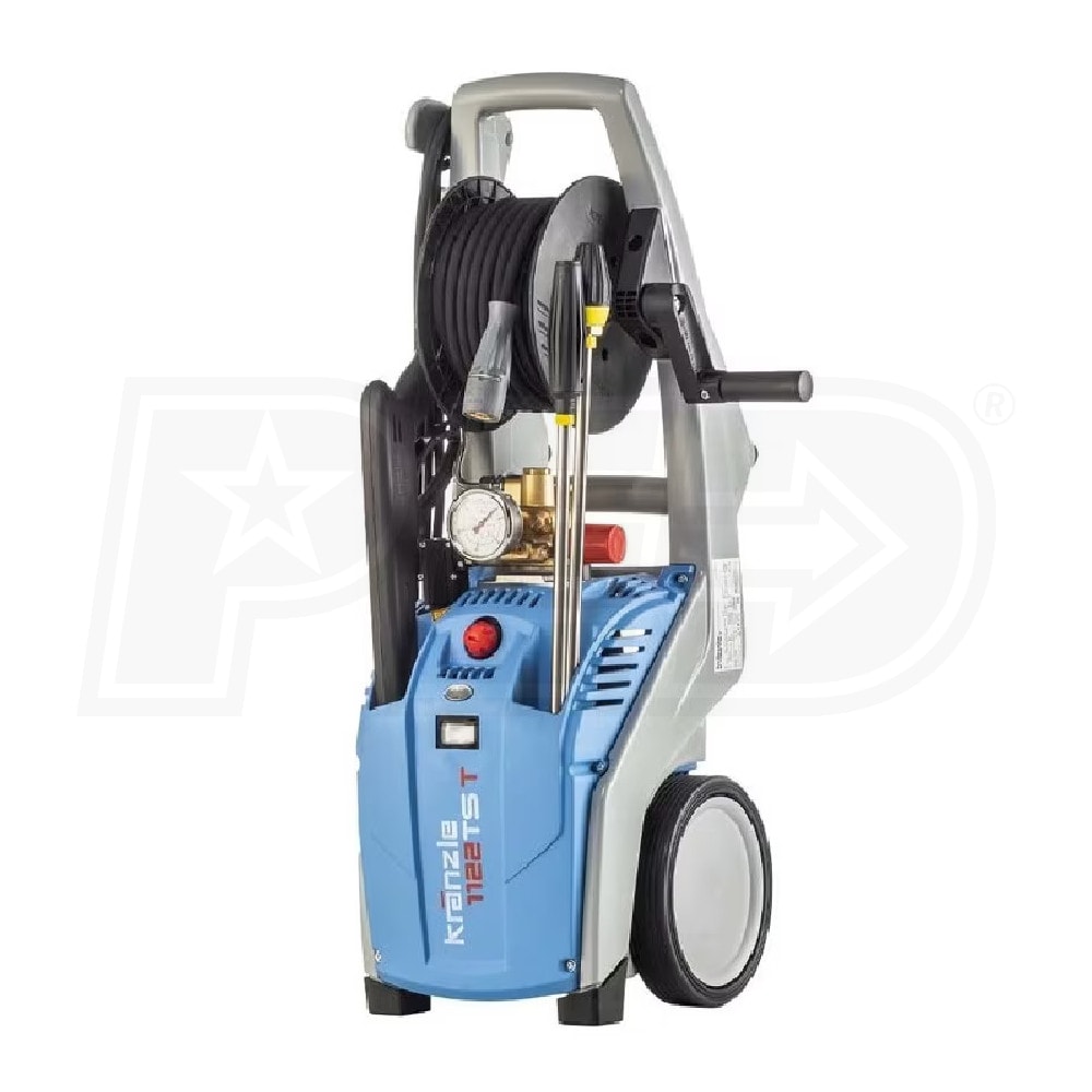 Kranzle K1122TST Professional 1400 PSI (Electric - Cold Water) Pressure Washer w/ Hose Reel & Total Stop System