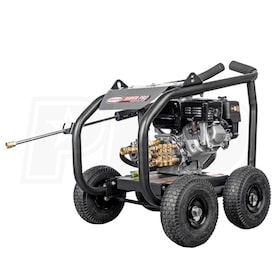 View Simpson SPW3625HADSRC 3600 PSI (Gas - Cold Water) Small Roll Cage Pressure Washer w/ AAA Pump & Honda GX200 Engine