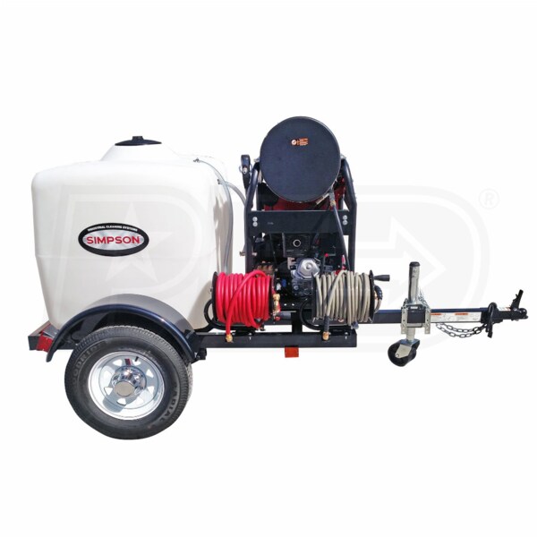 Simpson 95005 Professional 4000 PSI Gas - Hot Water Pressure Washer ...