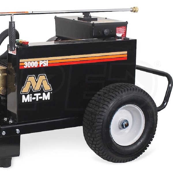 Mi-T-M CAW Aluminum Series 3000 PSI 3.9 GPM (Electric - Cold Water)  Wall-Mount Direct Drive Pressure Washer